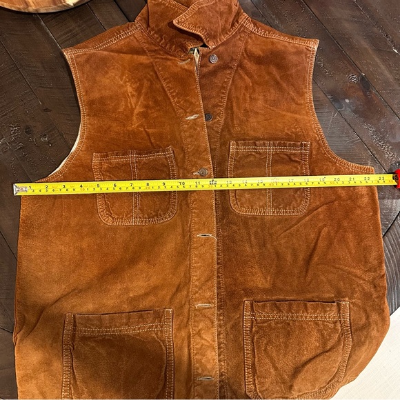 SKOTTS SUEDE Brown Corduroy Vest - Picture 5 of 7